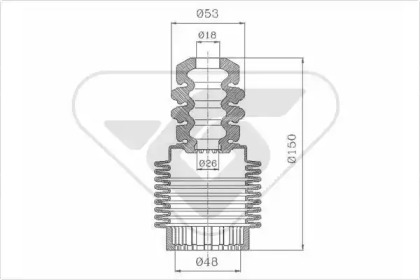 Пылезащитный комплект HUTCHINSON KP032