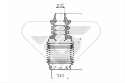 Пылезащитный комплект HUTCHINSON KP034