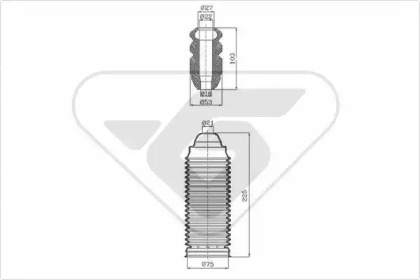 Пылезащитный комплект HUTCHINSON KP042