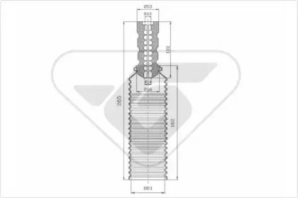 Пылезащитный комплект HUTCHINSON KP063