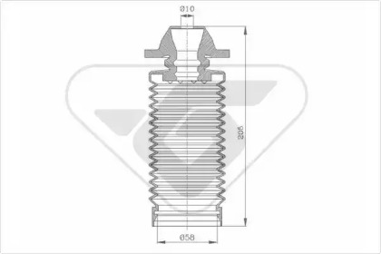 Пылезащитный комплект HUTCHINSON KP099