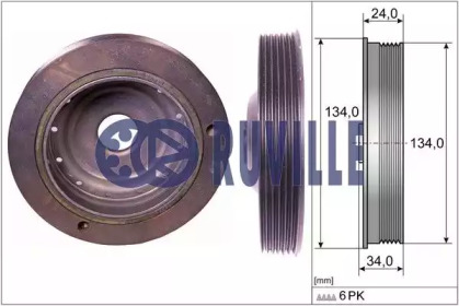 Ременный шкив RUVILLE 515510