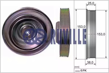 Ременный шкив RUVILLE 515906