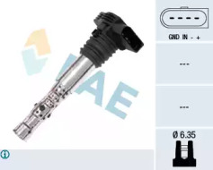 Катушка зажигания FAE 80202