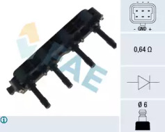 Катушка зажигания FAE 80209