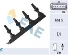 Катушка зажигания FAE 80271