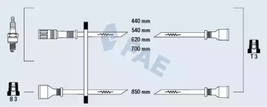 Комплект электропроводки FAE 83100