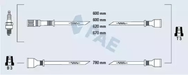 Комплект электропроводки FAE 83370