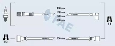 Комплект электропроводки FAE 83720