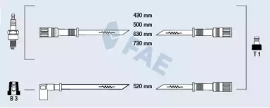 Комплект электропроводки FAE 83890