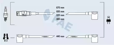 Комплект электропроводки FAE 83990