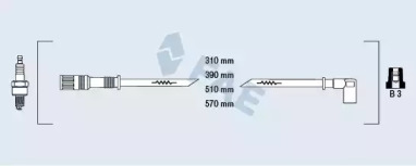 Комплект электропроводки FAE 85280