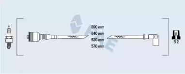 Комплект электропроводки FAE 85401