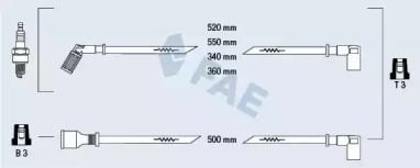 Комплект электропроводки FAE 85780