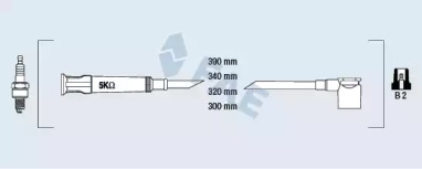 Комплект электропроводки FAE 85950