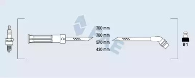 Комплект электропроводки FAE 85995