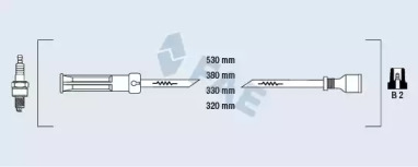 Комплект электропроводки FAE 85996