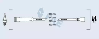 Комплект электропроводки FAE 86000