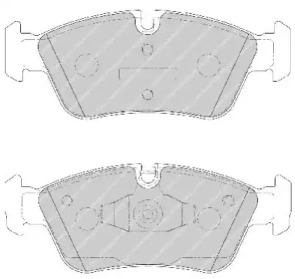 Комплект тормозных колодок NECTO FD7165A