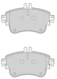 Комплект тормозных колодок NECTO FD7560A