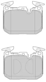 Комплект тормозных колодок NECTO FD7616A