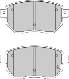 Комплект тормозных колодок NECTO FD7184A