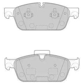 Комплект тормозных колодок NECTO FD7628A