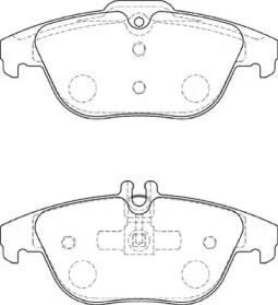 Комплект тормозных колодок NECTO FD7423A