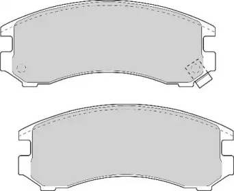 Комплект тормозных колодок NECTO FD6661A