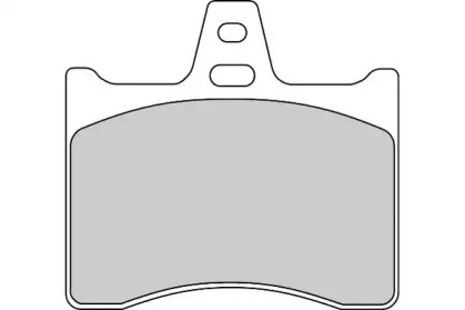 Комплект тормозных колодок NECTO FD6646A