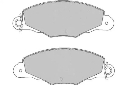 Комплект тормозных колодок NECTO FD6699A