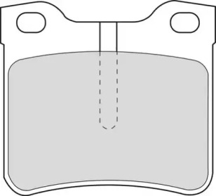 Комплект тормозных колодок NECTO FD6677V