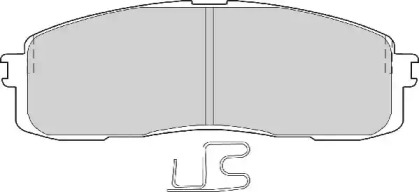 Комплект тормозных колодок NECTO FD6559A