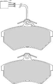 Комплект тормозных колодок NECTO FD6592A