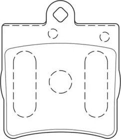 Комплект тормозных колодок NECTO FD6795A