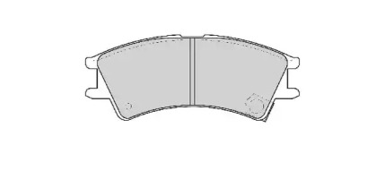 Комплект тормозных колодок NECTO FD6867A