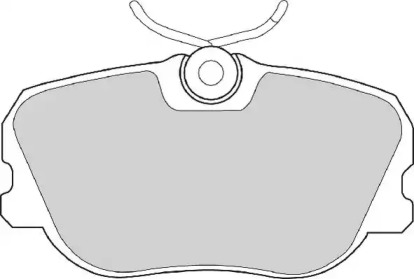 Комплект тормозных колодок NECTO FD6134A