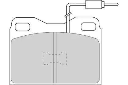 Комплект тормозных колодок NECTO FD6164A