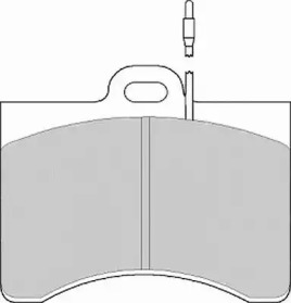 Комплект тормозных колодок NECTO FD153A