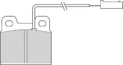 Комплект тормозных колодок NECTO FD6464A