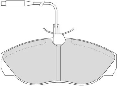 Комплект тормозных колодок NECTO FD6521V