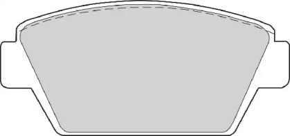 Комплект тормозных колодок NECTO FD6352A