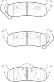 Комплект тормозных колодок NECTO FD7359A