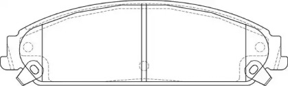 Комплект тормозных колодок NECTO FD7365A