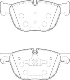 Комплект тормозных колодок NECTO FD7344A