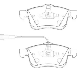 Комплект тормозных колодок NECTO FD7395A