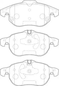 Комплект тормозных колодок NECTO FD7399A