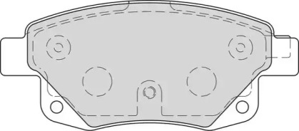 Комплект тормозных колодок NECTO FD7273V