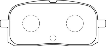 Комплект тормозных колодок NECTO FD7282A