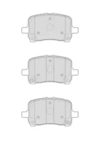 Комплект тормозных колодок NECTO FD7545A